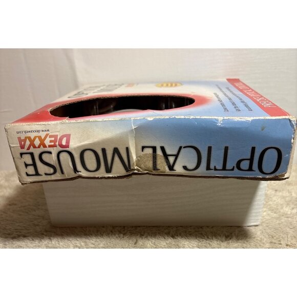 Vintage Dexxa Optical Mouse For IBM PC PS/2 Windows 98/2000/NT with Driver NEW - Picture 8 of 8